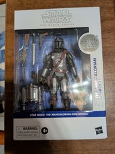 Star Wars Black Series  01 Mandalorian And Grogu Deluxe First Edition White Box