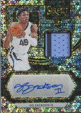 GG Jackson II 2023-24 Select Fastbreak Auto Autograph Patch RC Memphis Grizzlies
