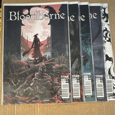 Bloodborne #1-5 Comic Lot! Titan comics 2018 High Grade  NM+