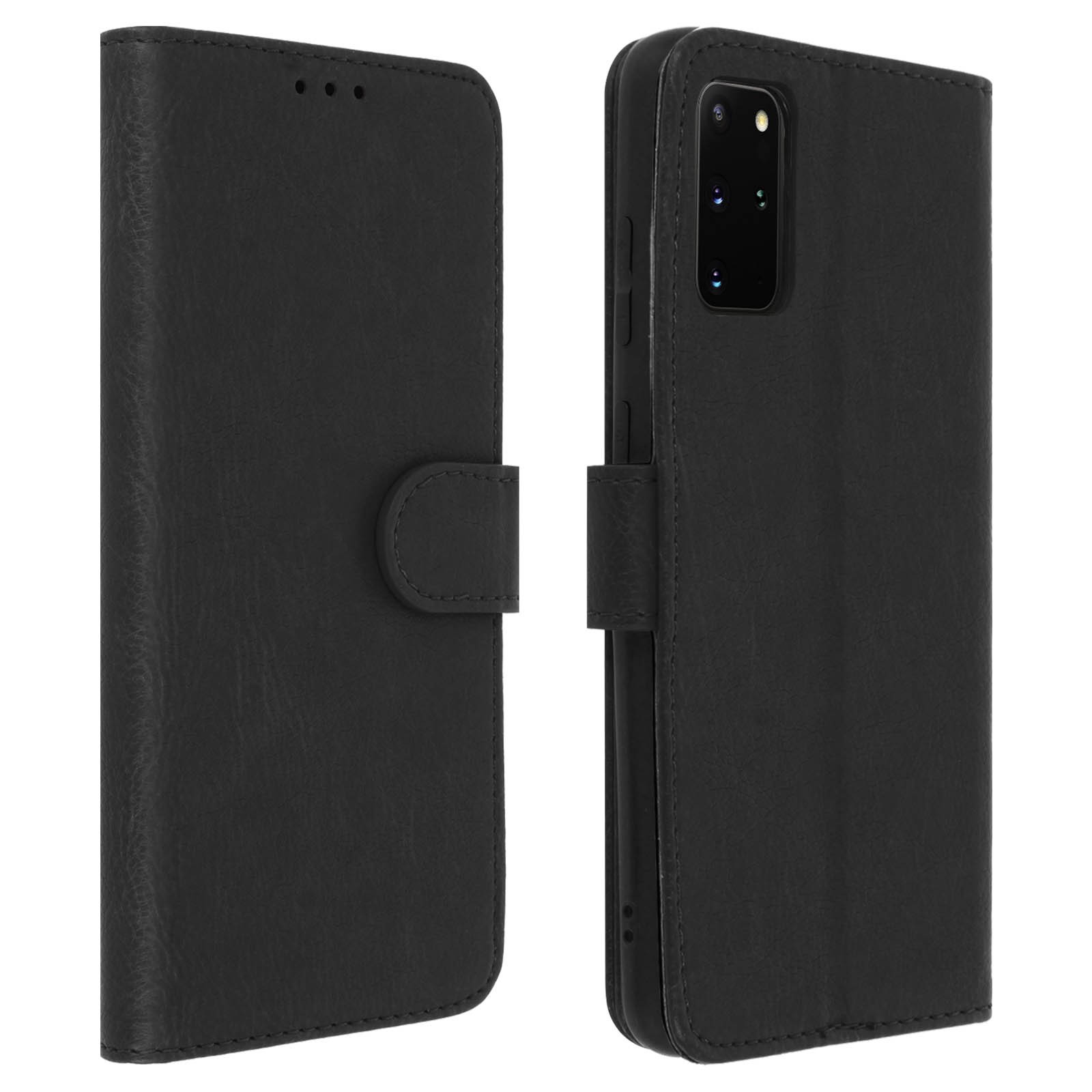 Étui portefeuille à rabat Galaxy S20 Plus, protection élégante pour vos déplacements pro