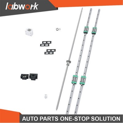 Labwork 1200mm HGR20 Linear Guide + SFU1605 Ball Screw Combo w/ BF12 BK12 Blocks