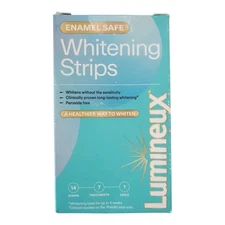 Lumineux Enamel Safe Teeth Whitening Strips Sensitive 7 Treatments 14 ct  7/26