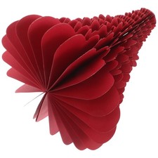 Tabletop Decor Party Honeycomb Xmas Tree Delicate Paper Xmas Tree Decor Xmas