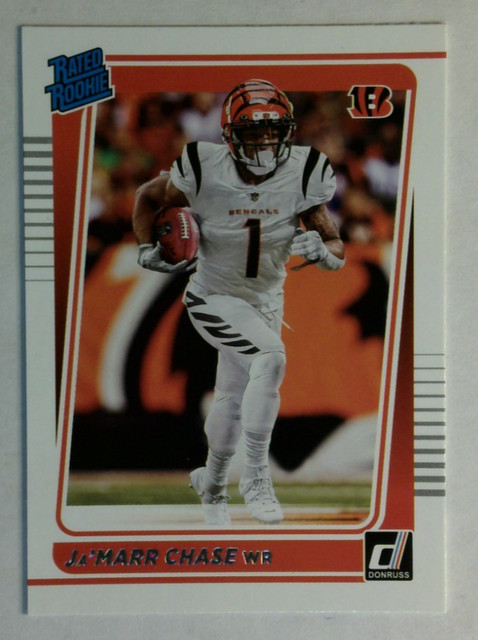 2021 Panini Donruss JA'MARR CHASE Rated Rookie Base #262 Bengals