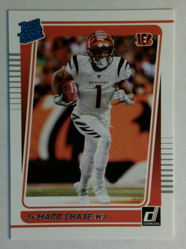 2021 Panini Donruss JA'MARR CHASE Rated Rookie Base #262 Bengals