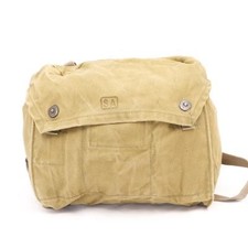 Finnish Cotton-canvas Respirator Haversack. Used/Graded / NOS. Olive.