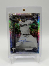 2025 Topps Chrome #RA-KR Kumar Rocker Black & White Mini-Diamond Refractor Auto