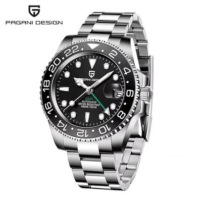 PAGANI DESIGN PD1662 GMT V3 Automatic Stainless Steel Luxury Men's Watch