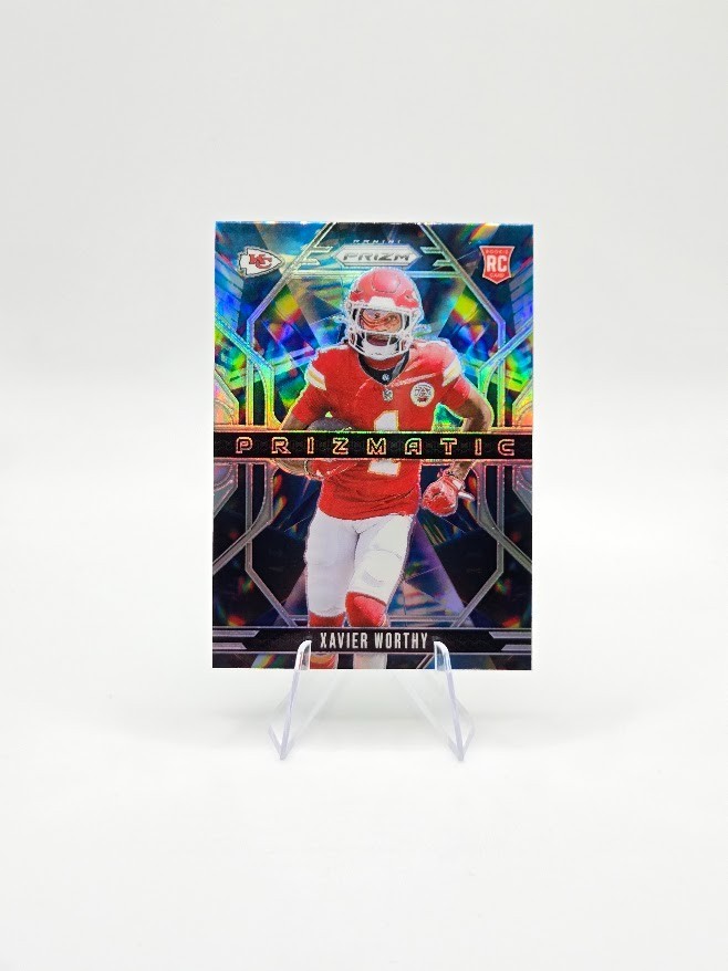 Xavier Worthy 2024 Panini Prizm RC Prizmatic Silver Prizm #14 Chiefs