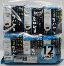 Jayone Snack Seaweed Seasoned Roasted Gluten-Free 2.04 Oz Pack of 12 EXP-09/26
