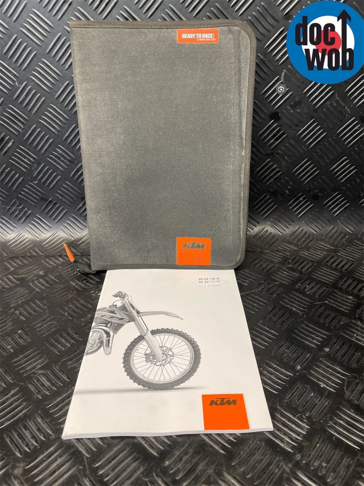 KTM SX 85 2013-2018 genuine owners,service instruction manual and satchel KT9188