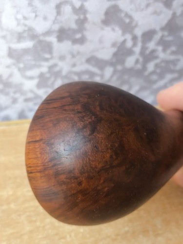 RARE Vintage old PIPE HOLDER Wooden pipe Hand Made Stanwell Denmark Danish - Picture 9 of 24