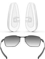 KEYTO Rubber Clear Nosepads Replacements for-Coach 0HC5096T Sunglasses