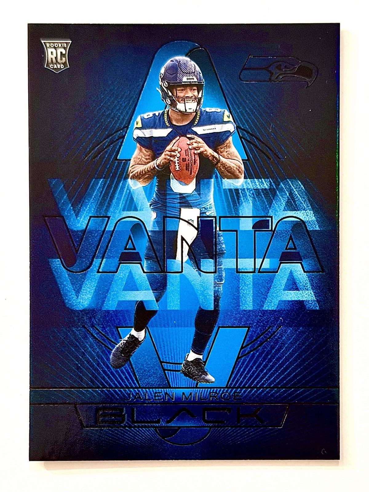 2025 Panini Black Vanta #20 Jalen Milroe RC SP Case Hit - Seattle Seahawks