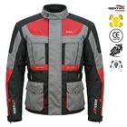 RIDERACT® Men Summer Escape Motorcycle Jacket CE Armored Motorbike Riding Jacket