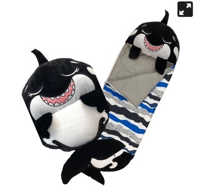 Happy Nappers: Pillow & Sleepy Sack: Large - Ozzy the Shark New