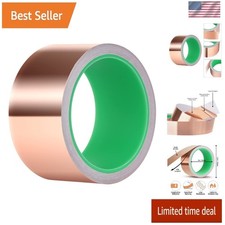 Copper Foil Tape with Conductive Adhesive for Guitar  EMI Shielding 2In x 33Ft