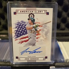 2024 Boys of Summer #AGS-JC Jose Canseco American Glory Signatures Red /49