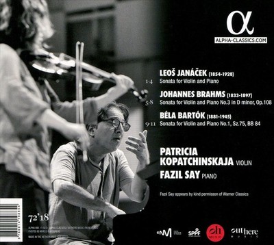 PATRICIA KOPATCHINSKAJA & FAZIL SAY - VIOLIN SONATAS NEW CD
