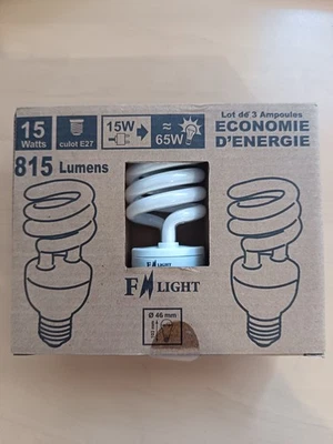 198 X Ampoules Led E27 15w / 815 lumens. lot de 198 Ampoules Marque Flight - Photo 1/4