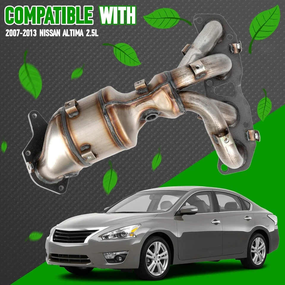 Kit convertidor catalítico delantero de alto flujo ajuste directo Altima 2007 2008 2009 2010... Foto 3 de 4
