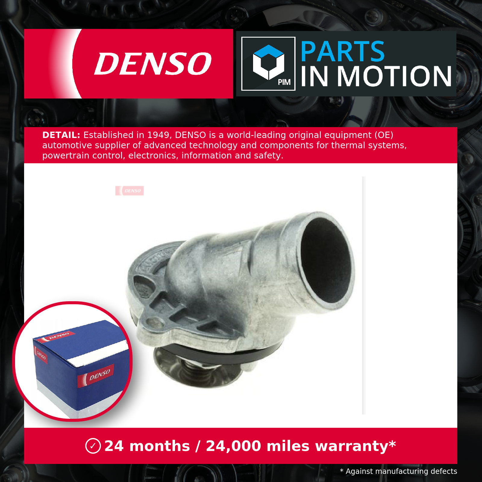 Coolant Thermostat fits MERCEDES S320 W220 3.2 98 to 05 Denso Quality Guaranteed - Image 13