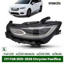 For 2021-2026 Chrysler Pacifica Full Led Projector Headlight Wled Module Left