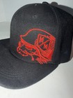 Vintage Metal Mulisha Snap Back Hat One Size Motocross ,Cap Men’s Black & Red — photo 2