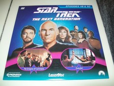 STAR TREK - THE NEXT GENERATION: THE ENSIGNS OF COMMAND/EVOLUTON Laserdisc LD