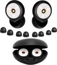 Noise Cancelling Ear Plugs for Sleeping, Travel Work - 50dB Reusable Silico...