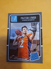 2016 Donruss Football Card Paxton Lynch Rated Rookie #390. rookie card picture