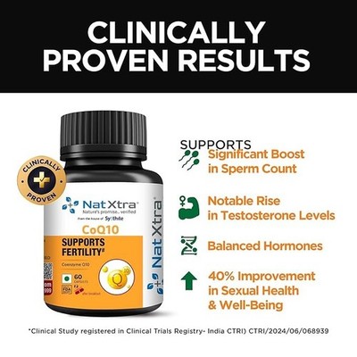CoQ10 Men s Herbal Fertility Capsules   Boost Energy & Reproductive Health