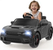 BEST RIDE ON CARS Dodge Charger Battery Powered Kids Electric Car