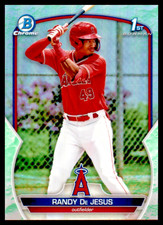 2023 Bowman Chrome Lunar Glow Refractor Angels Randy De Jesus #Bcp-19
