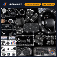 27pc Bling Car Accessories Set For Women - Steering Wheel Cover License Plate F 27pc Bling Car Accessories Set For Women - Steering Wheel Cover License Plate F