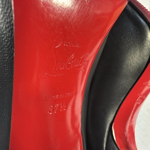 Echte Christian Louboutin – schwarze Damenstiefel aus Leder - Bild 5 von 8