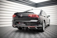 Maxton Design Heckansatz Diffusor Passend FüR VW Passat B8 FL Schwarz Hochglanz