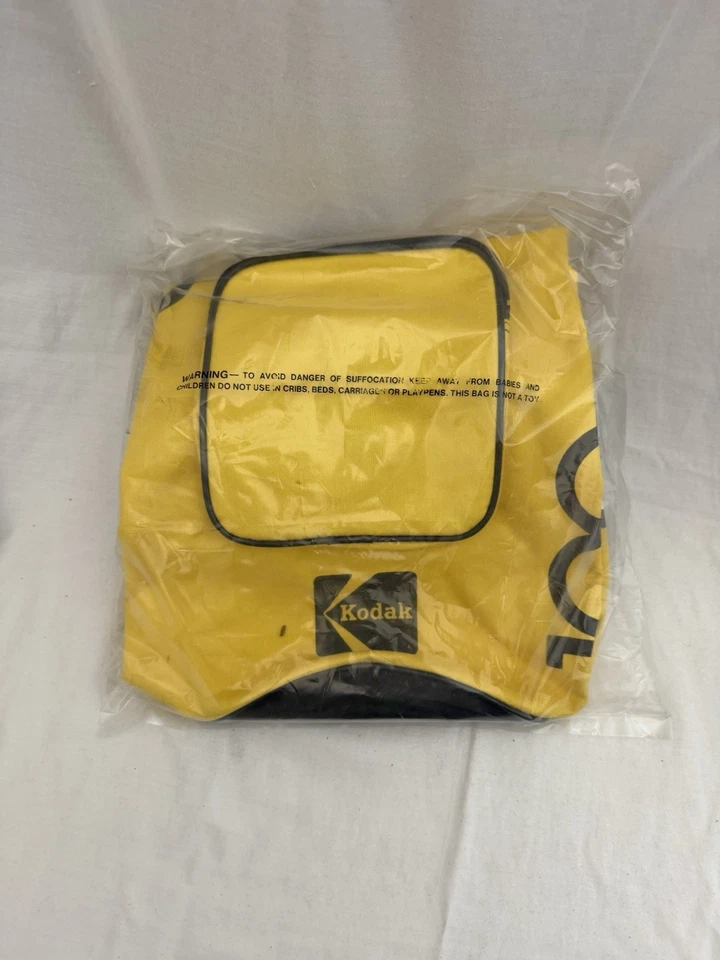 Large vintage Kodak Kodacolor 100 film canvas tote bag Draw String 18" x 10” - Image 4 of 4