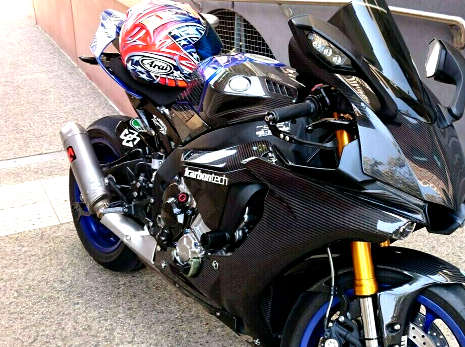 CARBON FIBER TAIL SIDES YAMAHA YZF R1 2015-2016-2018-2019-2020