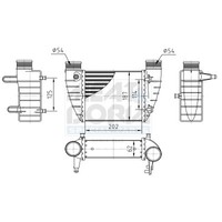 Meat & Doria LadeluftküHler LLK FüR Renault Clio III 1.2 16V 1.5 Dci Nissan