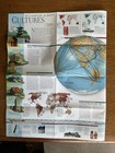 National Geographic map~1999 August~Cultures~languages~Millennium in maps~poster — photo 2
