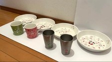 Juego de vajilla Disney Mickey Mouse Minnie 8 piezas platos de pasta tazas vaso