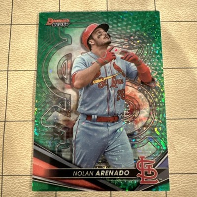 2022 Bowman's Best Green Mini Diamond Refractor #19 Nolan Arenado /99 STL