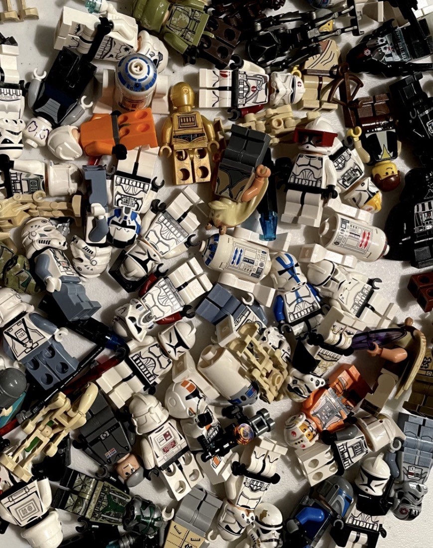 Lego Star Wars Minifigure Mystery Bag 5 Star Wars Minifigures Jedi,Sith,clone