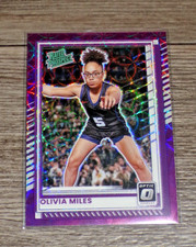 2025-26 Donruss Optic Prizm Olivia Miles Purple Rated Prospect Serial 68/75