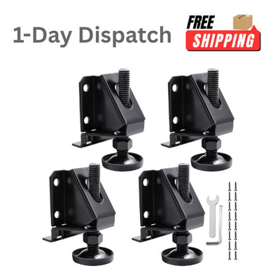 DkOvn 4 Pack Heavy Duty Leg Leveler 2 Inch Adjustable Furniture Feet