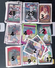 (123) CARD RC + BASE LOT Jose Tena Dominican Republic Washington Nationals