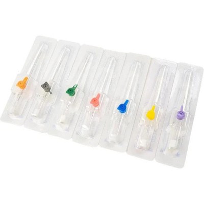 10Pcs 14G~24G Catheter Cannula Tips with Wings Veterinary Cannula for Pet Animal
