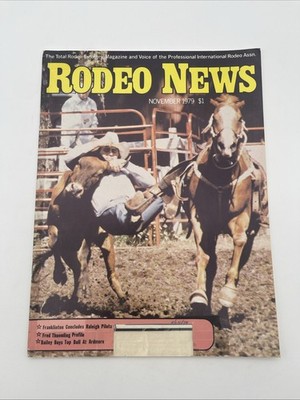 Rodeo News Magazine November 1979 / Bruce Emery Cover
