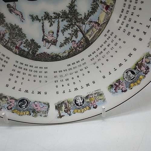 X7 Wedgwood Annual Calendar Plates 1971-1977 Series 10" Diameter Made in England - Picture 4 of 21